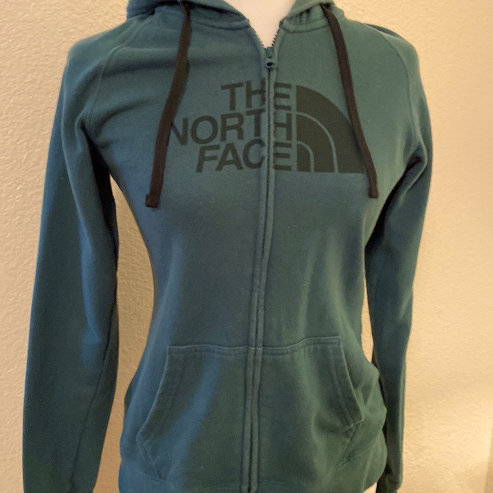North Face zipper hoodie sweater! XS